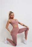 Conjunto 2 piezas: Top sin mangas + calza.