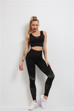 Conjunto 2 piezas: Top sin mangas + calza.