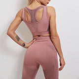 Conjunto 2 piezas: Top sin mangas + calza.