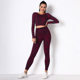Conjunto de 2 piezas: Top mangas largas + calza.