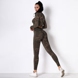 Conjunto de 2 piezas: Top mangas largas + calza.