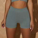 Conjunto de 4 piezas: top mangas largas + top sin mangas + calza + short.