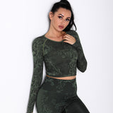 Conjunto de 2 piezas: Top mangas largas + calza.
