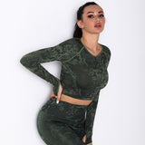 Conjunto de 2 piezas: Top mangas largas + calza.