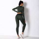 Conjunto de 2 piezas: Top mangas largas + calza.