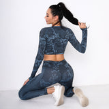 Conjunto de 2 piezas: Top mangas largas + calza.